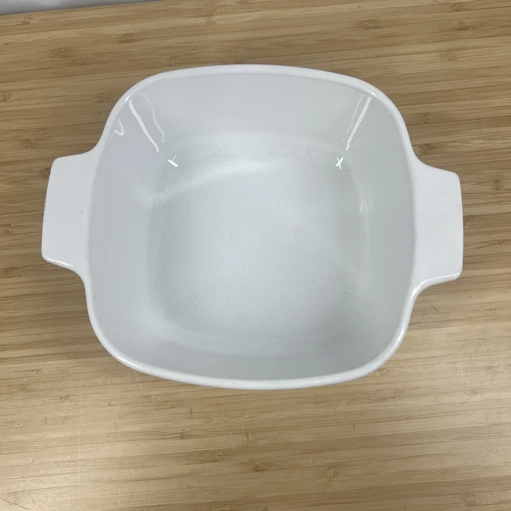 Corning Cookmates Casserole Baking Dish KA-SP-1 1/2 1.5 Quart White Microwave